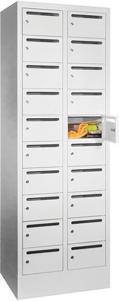Pavoy Verteilerschrank mit Einwurfschlitz 600 x 500 x 1850 mm RAL 7035 Produktbild Pavoy Verteilerschrank mit Einwurfschlitz 600 x 500 x 1850 mm RAL 7035