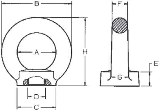 FS Hebetechnik Ringmuttern GK 8 Tragfähigkeit 6000 kg M20 mm Produktbild FS Hebetechnik Ringmuttern GK 8 Tragfähigkeit 6000 kg M20 mm bild 2