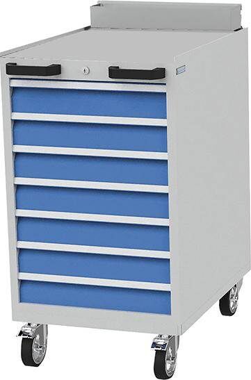 Bedrunka+Hirth Mobiler Schubladenschrank mit 7 Schubladen 2 Lenkrollen Produktbild Bedrunka+Hirth Mobiler Schubladenschrank mit 7 Schubladen 2 Lenkrollen
