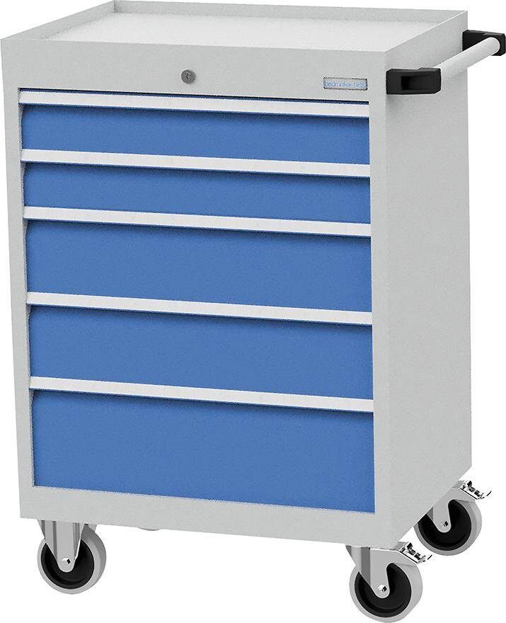 Bedrunka+Hirth Mobiler Schubladenschrank 5 Schubladen 4 Lenkrollen Produktbild Bedrunka+Hirth Mobiler Schubladenschrank 5 Schubladen 4 Lenkrollen