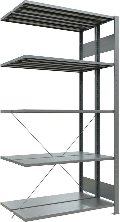 Schulte Regale Doppel-Steckregal Anbauregal 2500x1000x2x800mm verzinkt 250 kg Produktbild Schulte Regale Doppel-Steckregal Anbauregal 2500x1000x2x800mm verzinkt 250 kg