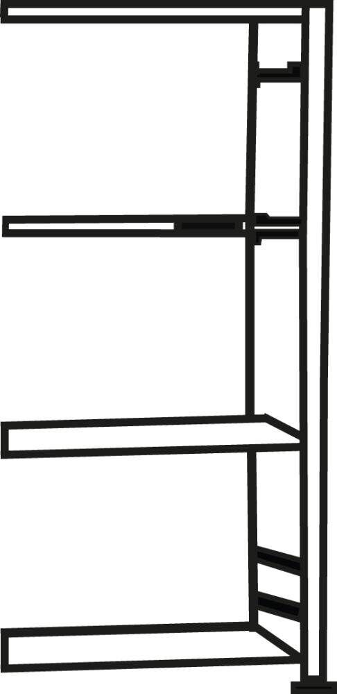 Schulte Anbauregal Steckregal Fachlast 150kg 2500 x 750 x 500 mm 6 Fachböden Produktbild Schulte Anbauregal Steckregal Fachlast 150kg 2500 x 750 x 500 mm 6 Fachböden bild 7