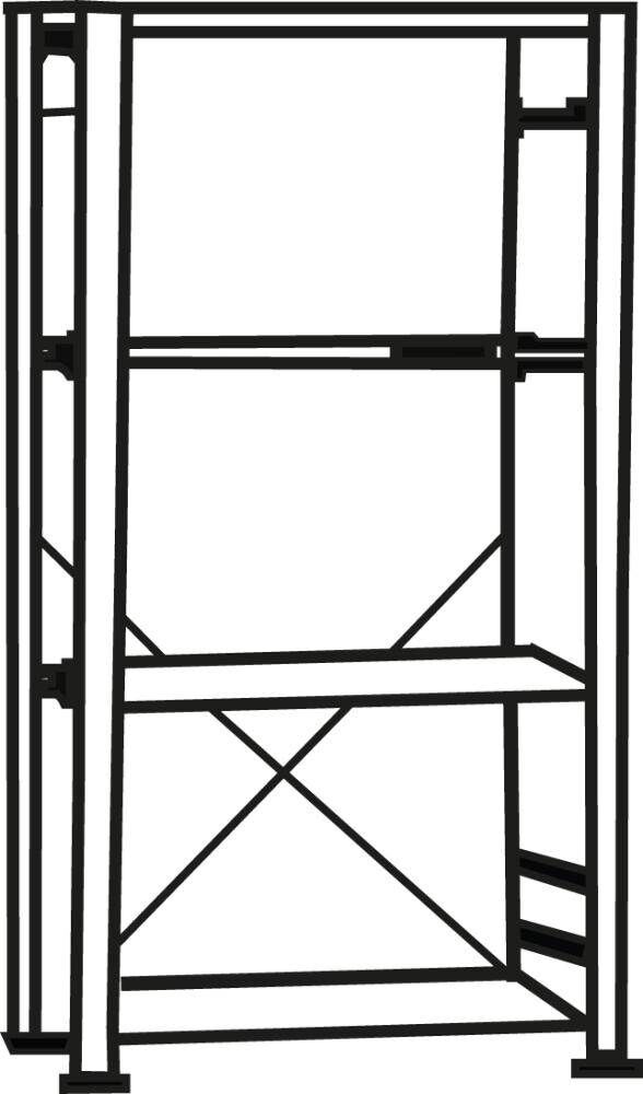Schulte Grundregal Steckregal Fachlast 150kg 3000 x 750 x 400 mm 7 Fachböden Produktbild Schulte Grundregal Steckregal Fachlast 150kg 3000 x 750 x 400 mm 7 Fachböden bild 7