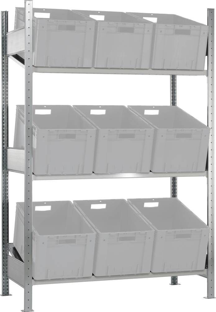 Schulte Zusatzebene Schrägregal MULTIplus150 verzinkt 1300 x 600 mm Produktbild Schulte Zusatzebene Schrägregal MULTIplus150 verzinkt 1300 x 600 mm