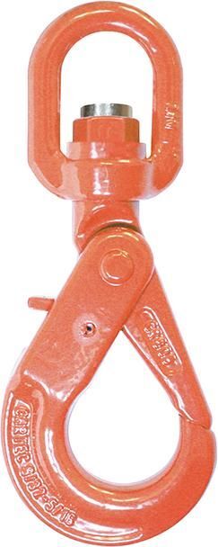 FS Hebetechnik Self Locking Haken mit Wirbel GK 10 Durchmesser 13 mm Produktbild FS Hebetechnik Self Locking Haken mit Wirbel GK 10 Durchmesser 13 mm