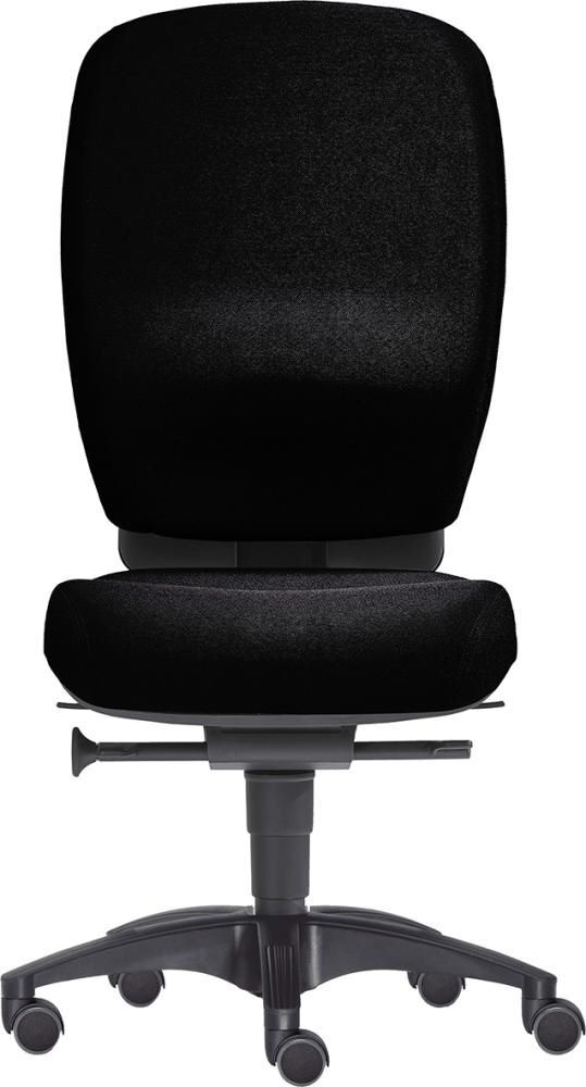 Sitwell Bandscheiben Drehstuhl Office bis 120 kg schwarz 100 % Polyester Produktbild Sitwell Bandscheiben Drehstuhl Office bis 120 kg schwarz 100 % Polyester
