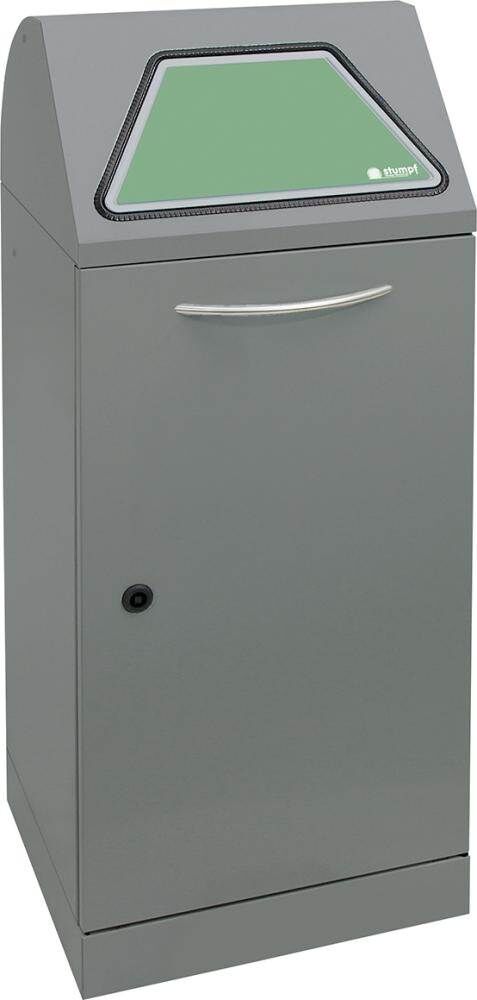 Stumpf Wertstoffsammler 75 Liter 1000 x 400 x 380 mm handbetätigt Produktbild Stumpf Wertstoffsammler 75 Liter 1000 x 400 x 380 mm handbetätigt