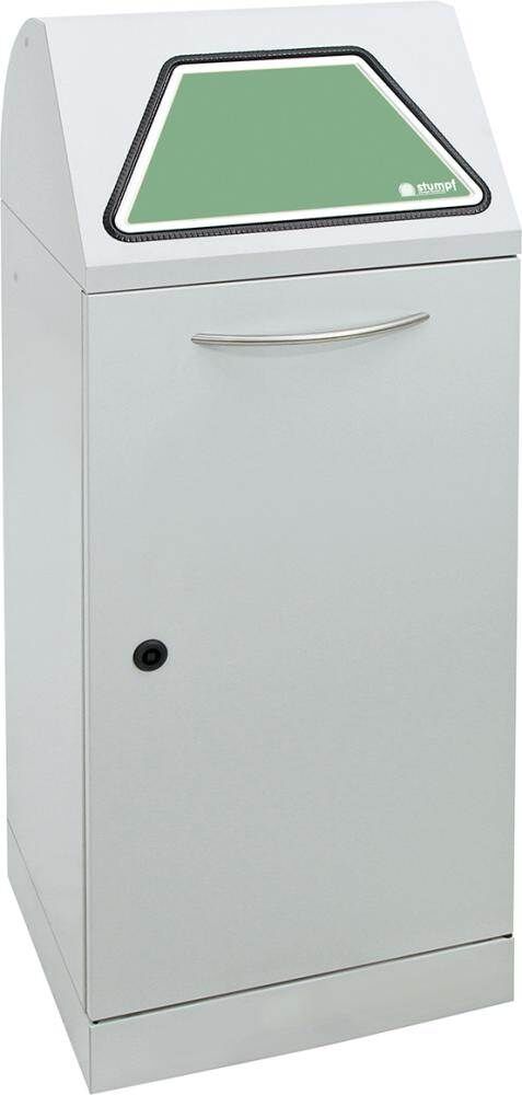 Stumpf Wertstoffsammler 75 Liter handbetätigt Stahlblech verzinkt Produktbild Stumpf Wertstoffsammler 75 Liter handbetätigt Stahlblech verzinkt