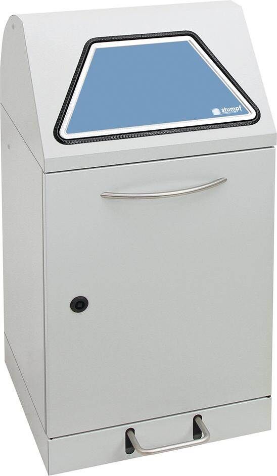 Stumpf Wertstoffsammler 45 Liter fußbetätigt Stahlblech verzinkt Produktbild Stumpf Wertstoffsammler 45 Liter fußbetätigt Stahlblech verzinkt