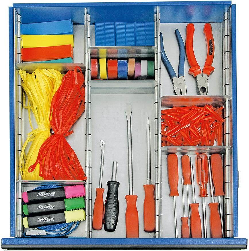 Stumpf Einteilungs Set für Schubladen 9 teilig 100mm hoch Produktbild Stumpf Einteilungs Set für Schubladen 9 teilig 100mm hoch