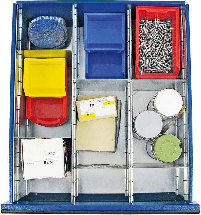 Stumpf Einteilungs Set für Schubladen 9 teilig 200mm hoch Produktbild Stumpf Einteilungs Set für Schubladen 9 teilig 200mm hoch
