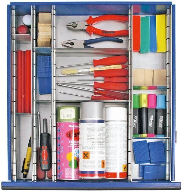 Stumpf Einteilungsset für Schubladen 12 teilig Serie STS Produktbild Stumpf Einteilungsset für Schubladen 12 teilig Serie STS