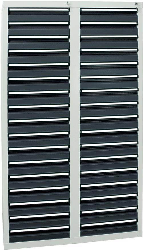Stumpf Schubladenschrank STS 41 34x100mm lichtgrau anthrazit Produktbild Stumpf Schubladenschrank STS 41 34x100mm lichtgrau anthrazit