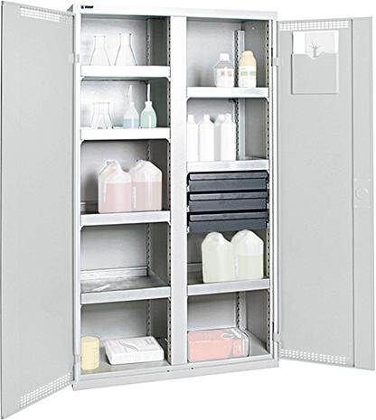 Stumpf Umweltschrank BASIC plus 1800x1000x500 grau Produktbild Stumpf Umweltschrank BASIC plus 1800x1000x500 grau bild 3