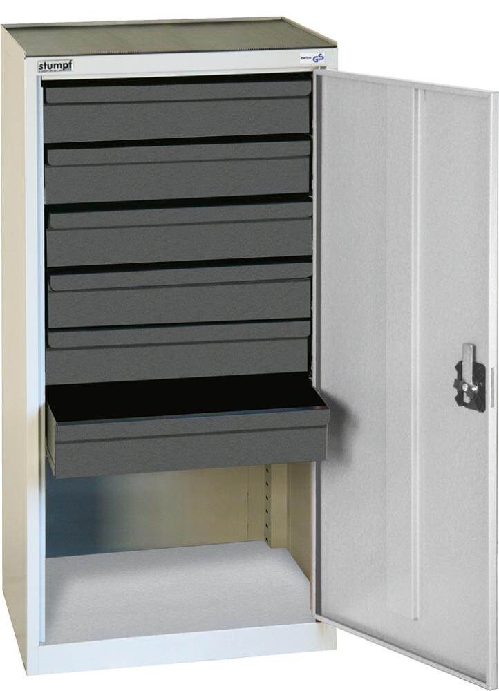 Stumpf Werkzeugschrank 6 Schubladen 1000x500x500mm grau Produktbild Stumpf Werkzeugschrank 6 Schubladen 1000x500x500mm grau