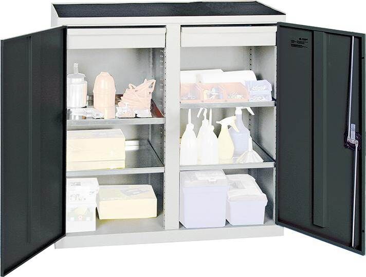 Stumpf Werkzeugschrank S2000 2 Abteilungen 2 Schubladen 4 Fachböden Produktbild Stumpf Werkzeugschrank S2000 2 Abteilungen 2 Schubladen 4 Fachböden