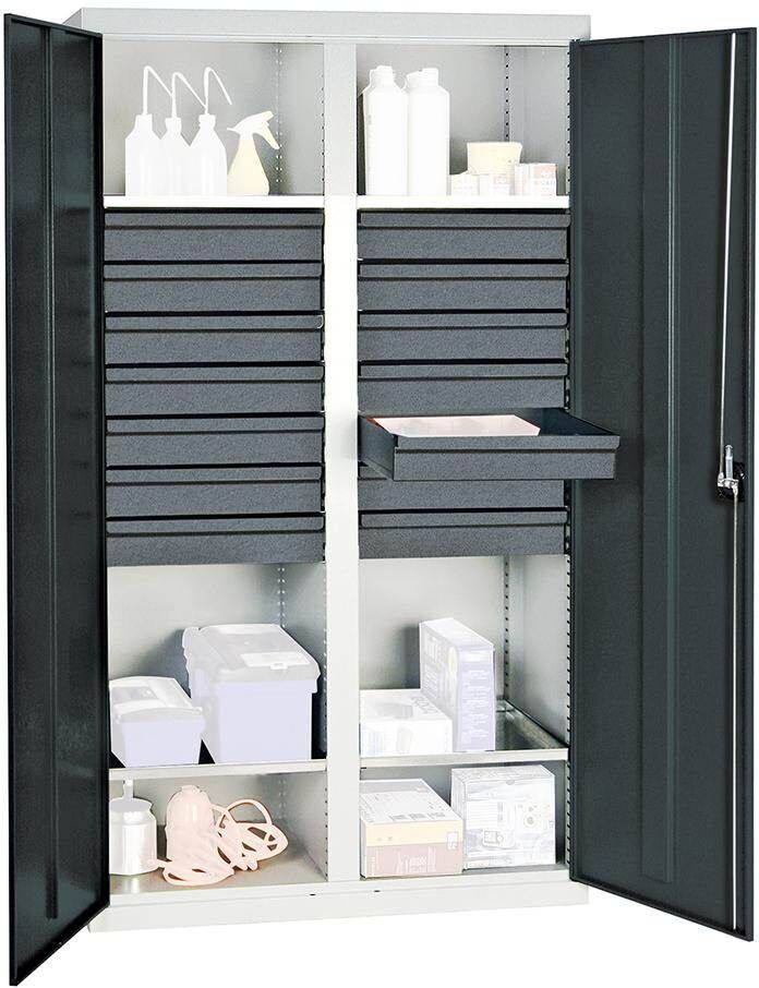 Stumpf Werkzeugschrank S3000 2 Abteilungen 4 Fachböden 14 Schubladen Produktbild Stumpf Werkzeugschrank S3000 2 Abteilungen 4 Fachböden 14 Schubladen