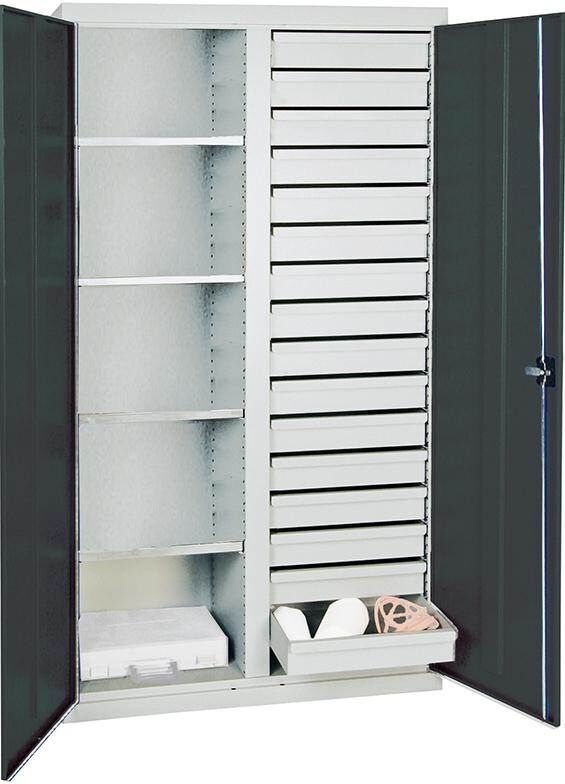 Stumpf Werkzeugschrank S2000 Mitteltrennwand 16 Schubladen 4 Fachböden Produktbild Stumpf Werkzeugschrank S2000 Mitteltrennwand 16 Schubladen 4 Fachböden