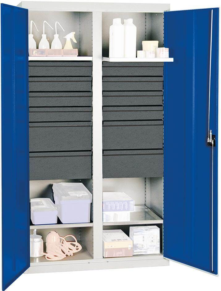 Stumpf Werkzeugschrank S3000 Mitteltrennwand 12 Schubladen 4 Fachböden Produktbild Stumpf Werkzeugschrank S3000 Mitteltrennwand 12 Schubladen 4 Fachböden