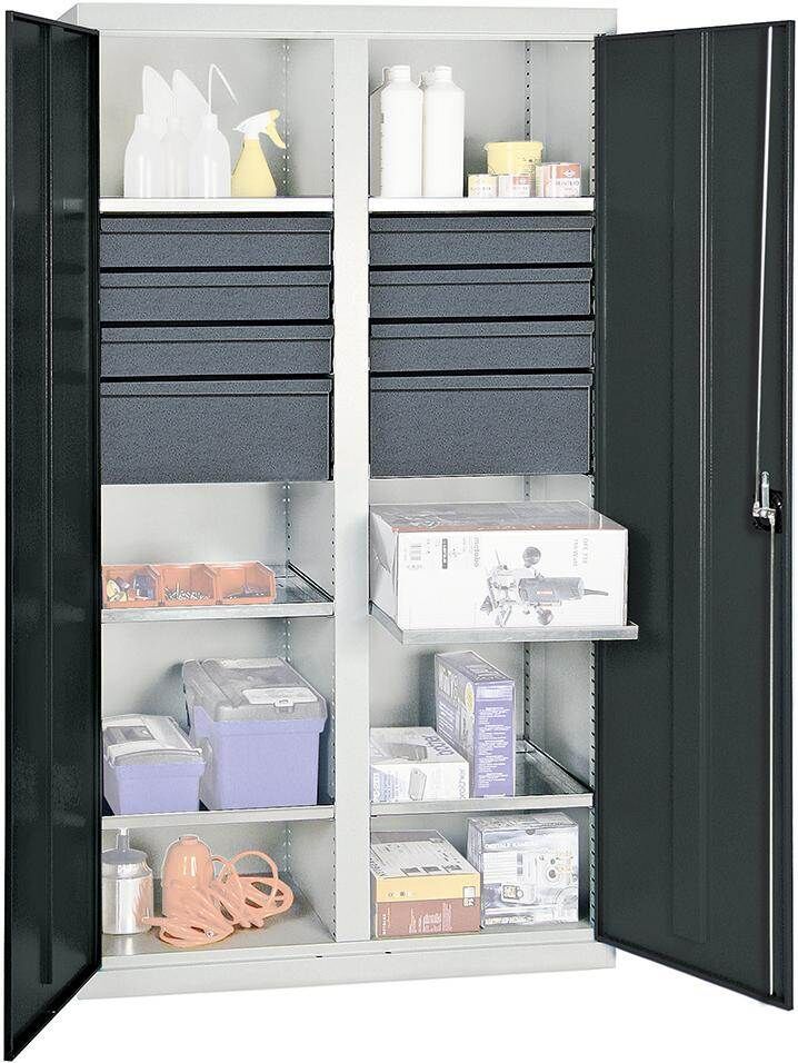 Stumpf Werkzeugschrank S3000 6 Schubladen 100mm 2 Schubladen 200mm 6 Fachböden Stumpf Werkzeugschrank S3000 6 Schubladen 100mm 2 Schubladen 200mm 6 Fachböden