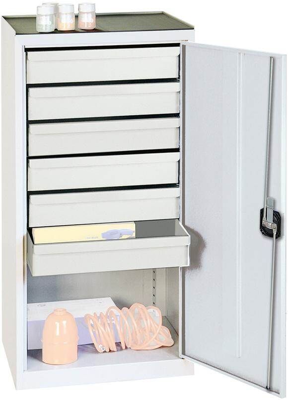 Stumpf Werkzeugschrank S2000 6 Schubladen 100 x 500 x 50 mm lichtgrau Produktbild Stumpf Werkzeugschrank S2000 6 Schubladen 100 x 500 x 50 mm lichtgrau