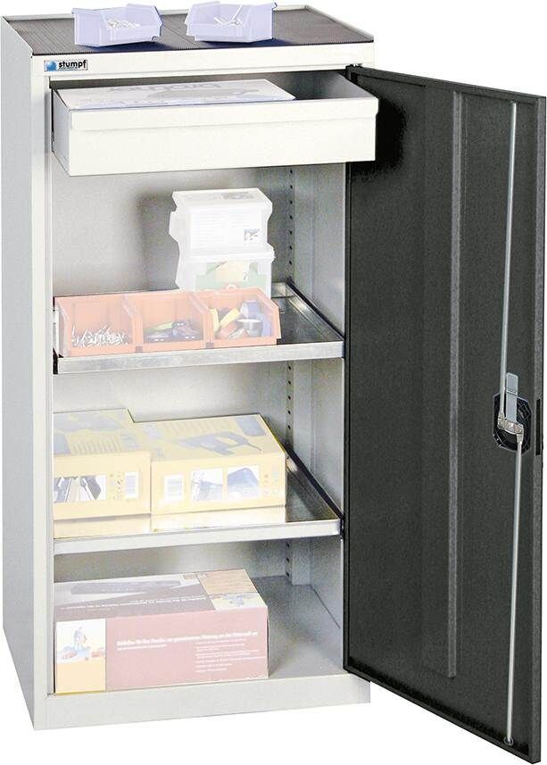 Stumpf Werkzeugschrank S2000 mit 2 Fachböden 1 Schublade Produktbild Stumpf Werkzeugschrank S2000 mit 2 Fachböden 1 Schublade