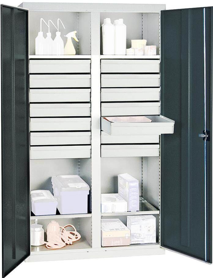 Stumpf Werkzeugschrank S2000 14 Schubladen 1800 x 1000 x 500 mm Produktbild Stumpf Werkzeugschrank S2000 14 Schubladen 1800 x 1000 x 500 mm