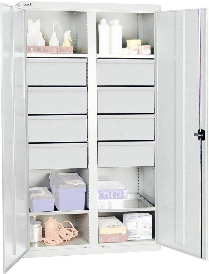 Stumpf Werkzeugschrank S2000 4 Fachböden 6 Schubladen 1800x1000x500mm Produktbild Stumpf Werkzeugschrank S2000 4 Fachböden 6 Schubladen 1800x1000x500mm