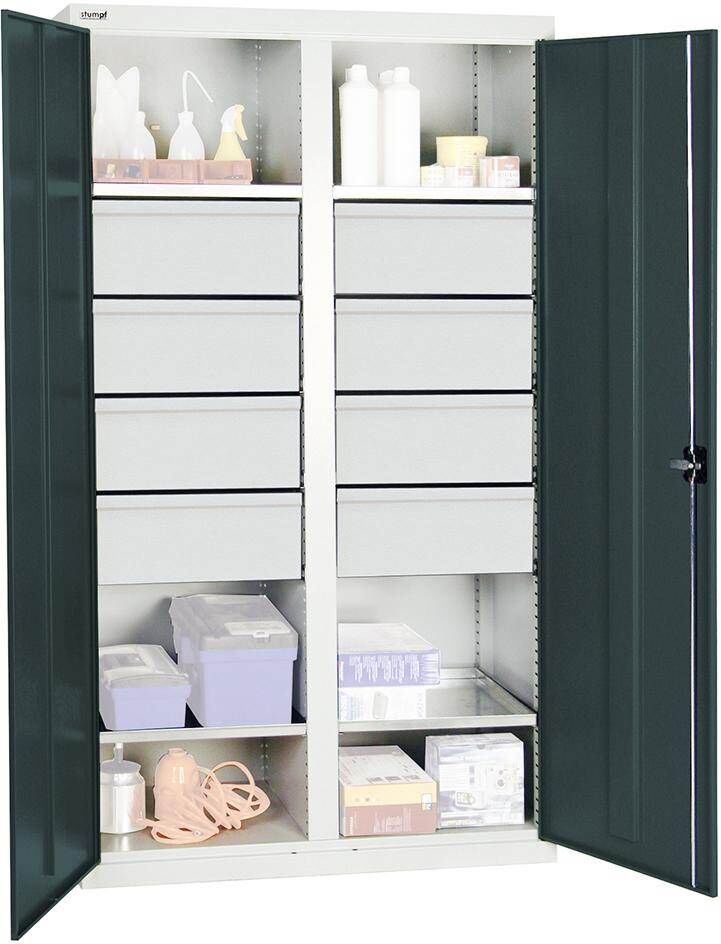 Stumpf Werkzeugschrank S2000 4 Fachböden 6 Schubladen Mitteltrennwand Produktbild Stumpf Werkzeugschrank S2000 4 Fachböden 6 Schubladen Mitteltrennwand