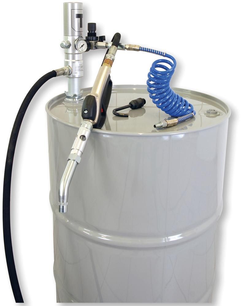 TECALEMIT Druckluftpumpe im Set DP36 eco mit 4 m Schlauch Produktbild TECALEMIT Druckluftpumpe im Set DP36 eco mit 4 m Schlauch
