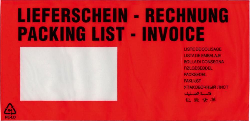 Trans-pak Dokumententaschen Premium 240 x 110 mm rot DIN lang Produktbild Trans-pak Dokumententaschen Premium 240 x 110 mm rot DIN lang