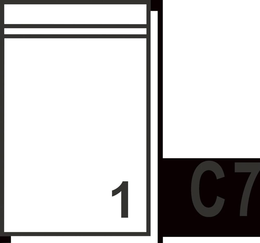 Trans-pak Dokumententaschen 90 x 118 mm C7 Produktbild Trans-pak Dokumententaschen 90 x 118 mm C7 bild 2