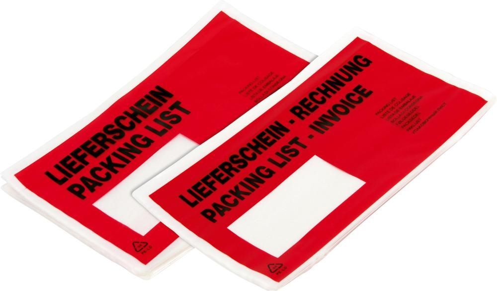 Trans-pak Dokumententaschen Standardqualität 240 x 130 mm DIN lang Produktbild Trans-pak Dokumententaschen Standardqualität 240 x 130 mm DIN lang