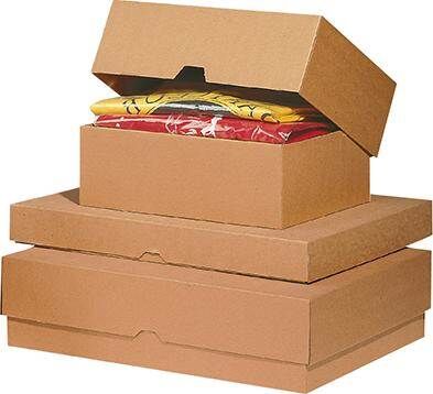 Trans-pak Stülpdeckelkarton weiß 302 x 213 x 55 mm A4 2-teilig Produktbild Trans-pak Stülpdeckelkarton weiß 302 x 213 x 55 mm A4 2-teilig