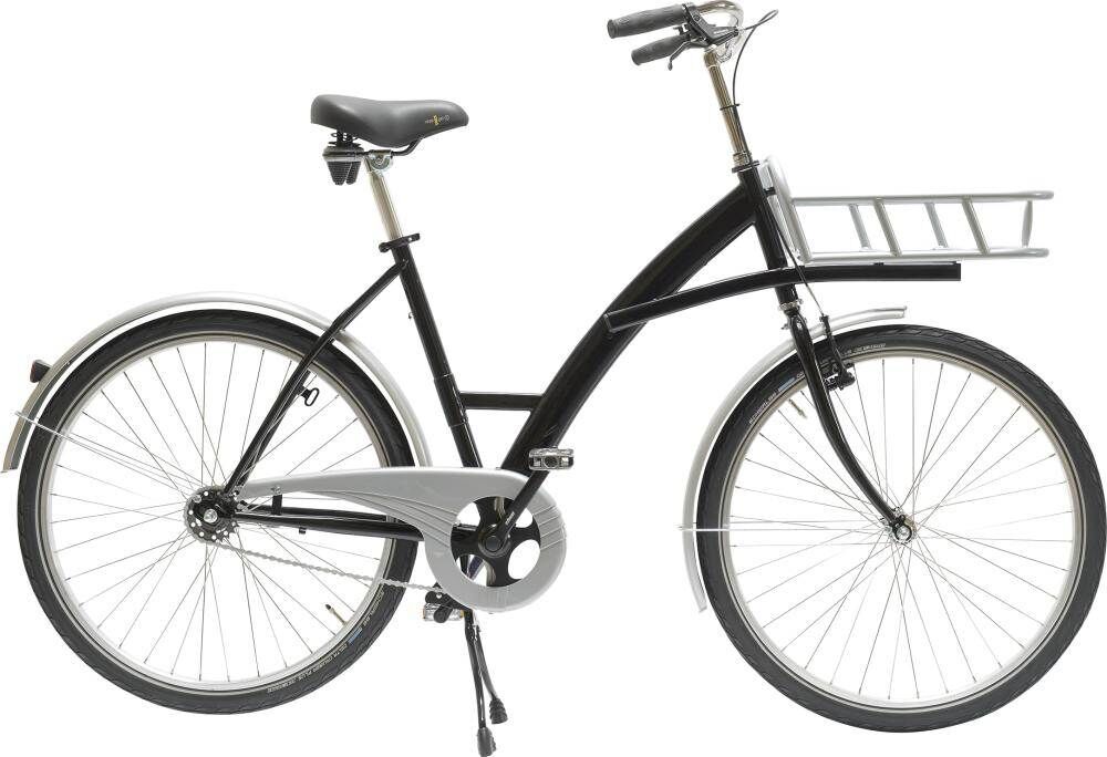 Lindner Transportfahrrad Modus schwarz mit Lastenträger 30kg Produktbild Lindner Transportfahrrad Modus schwarz mit Lastenträger 30kg