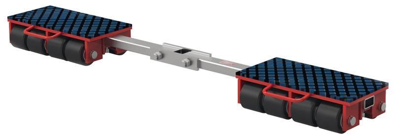 GKS Transportfahrwerk Modell L12 bis 12000 kg lenkbar Produktbild GKS Transportfahrwerk Modell L12 bis 12000 kg lenkbar