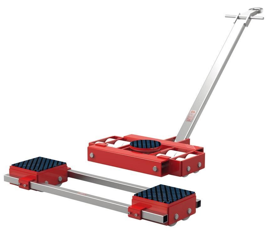 GKS Transportfahrwerk Volltraglast 30000 kg lenkbar Lenkstangenlänge 1620 mm Produktbild GKS Transportfahrwerk Volltraglast 30000 kg lenkbar Lenkstangenlänge 1620 mm