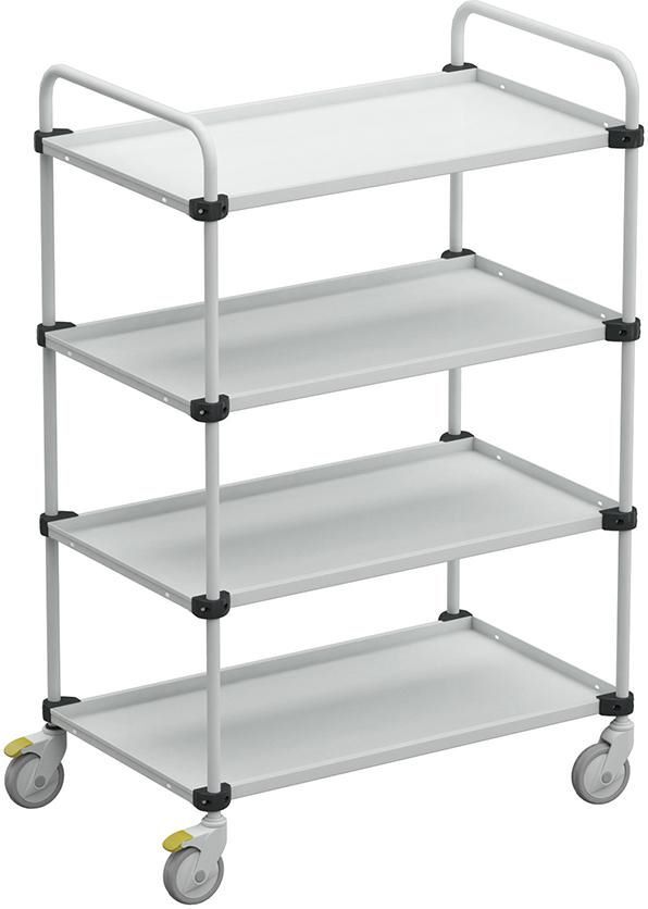 Treston ESD Etagenwagen TRTA 535 x 1100 x 1535 mm 4 Etagen Produktbild Treston ESD Etagenwagen TRTA 535 x 1100 x 1535 mm 4 Etagen
