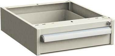 Treston Schubladenblock 45 14 ESD 450x520x140mm hellgrau RAL 7035 1x100mm Produktbild Treston Schubladenblock 45 14 ESD 450x520x140mm hellgrau RAL 7035 1x100mm