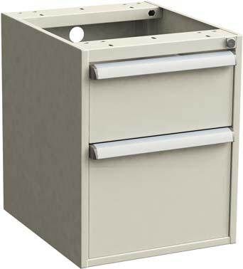 Treston Schubladenblock 45 56 ESD 450x520x560mm hellgrau RAL 7035 1x200mm Produktbild Treston Schubladenblock 45 56 ESD 450x520x560mm hellgrau RAL 7035 1x200mm