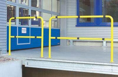 TTS Schutzbügel grundiert gelb 1000x2000mm Durchmesser 42mm Produktbild TTS Schutzbügel grundiert gelb 1000x2000mm Durchmesser 42mm