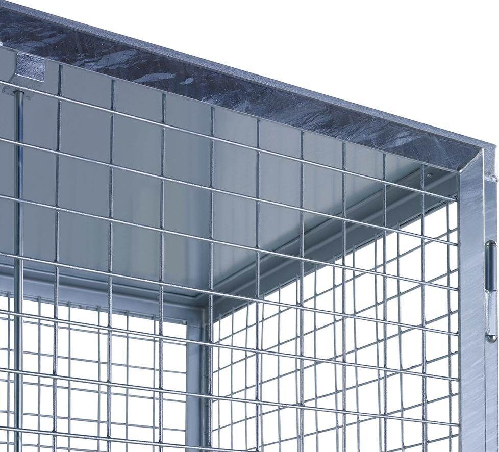 TTS Lagerbox outdoor feuerverzinkt 1250 x 800 x 1970 mm Produktbild TTS Lagerbox outdoor feuerverzinkt 1250 x 800 x 1970 mm bild 2