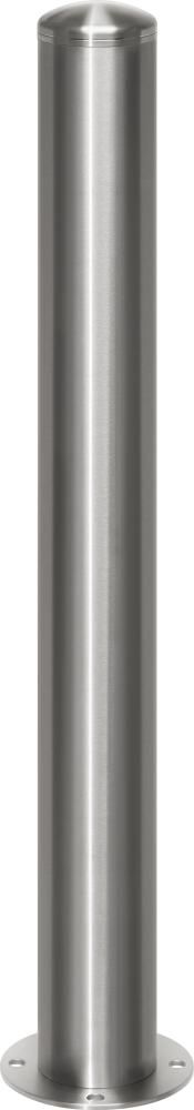 Urbanus Edelstahl Sperrpfosten rund zum Aufdübeln mit Bodenplatte Produktbild Urbanus Edelstahl Sperrpfosten rund zum Aufdübeln mit Bodenplatte bild 2