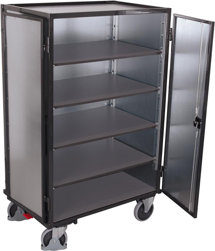 VARIOfit Etagenwagen bis 500 kg 1115 x 730 x 1810 mm RAL 7016 Produktbild VARIOfit Etagenwagen bis 500 kg 1115 x 730 x 1810 mm RAL 7016 bild 3