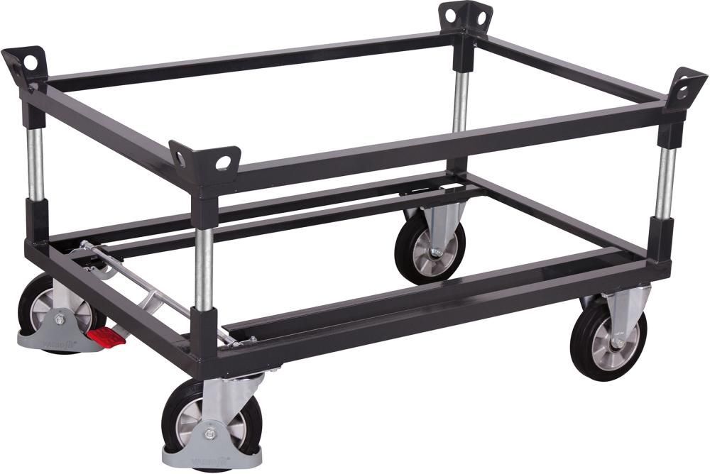 VARIOfit Paletten Fahrgestell Doppelrahmen bis 1200 kg RAL 7016 Produktbild VARIOfit Paletten Fahrgestell Doppelrahmen bis 1200 kg RAL 7016