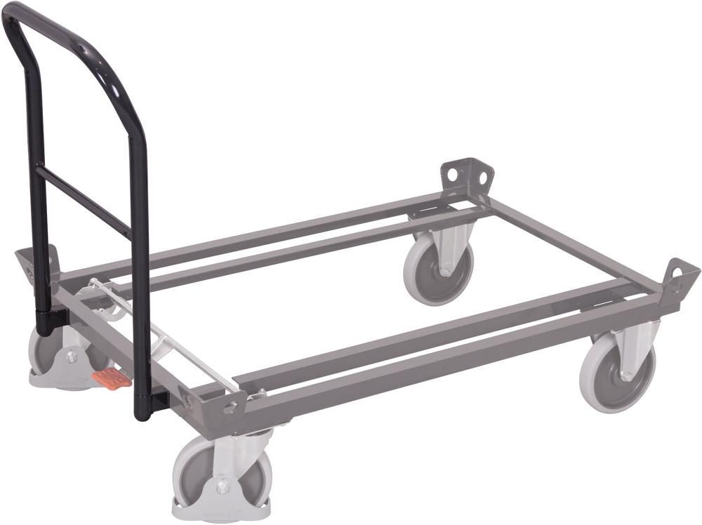 VARIOfit Schiebebügeltransportwagen Höhe 765 mm RAL 7016 Produktbild VARIOfit Schiebebügeltransportwagen Höhe 765 mm RAL 7016