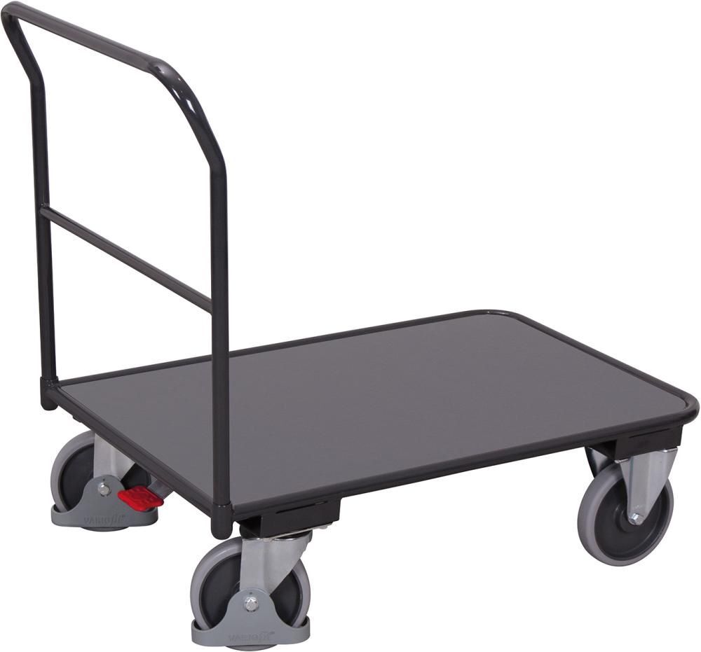 VARIOfit Schiebebügelwagen 1100 x 700 x 1030 mm 4 Rollen RAL 7016 Produktbild VARIOfit Schiebebügelwagen 1100 x 700 x 1030 mm 4 Rollen RAL 7016