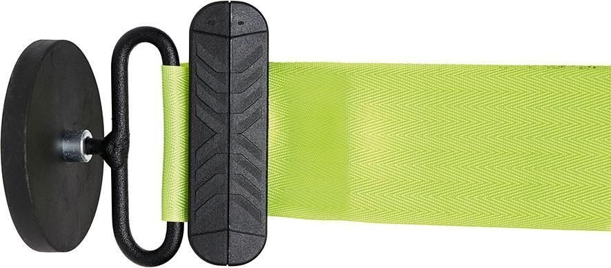 Via guide Wandgurt XXXL magnet Absperrgurt extra lang neongelb Produktbild Via guide Wandgurt XXXL magnet Absperrgurt extra lang neongelb