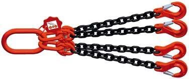 FS Hebetechnik Vierstrang Kettengehänge Tragfähigkeit 2240 kg 135 x 75 mm Produktbild FS Hebetechnik Vierstrang Kettengehänge Tragfähigkeit 2240 kg 135 x 75 mm