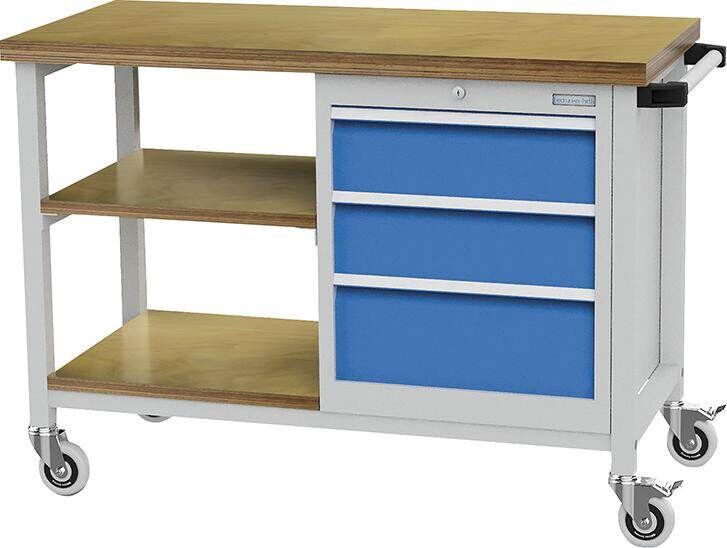 Bedrunka+Hirth Werkbank mobil Breite 1200mm Produktbild Bedrunka+Hirth Werkbank mobil Breite 1200mm